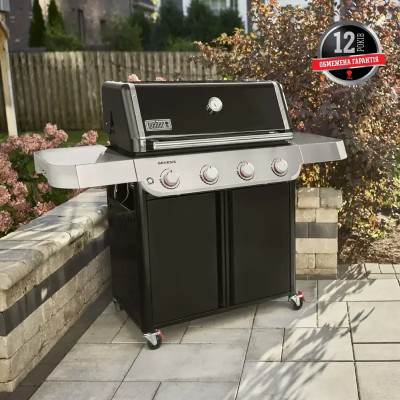 Гриль газовый Weber Genesis E-415, чёрный (1500612)