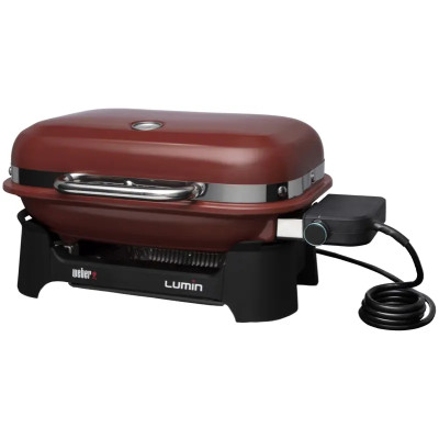 Гриль электрический Weber Lumin Compact, красный (91040979) Гриль электрический Weber Lumin Compact, красный (91040979)