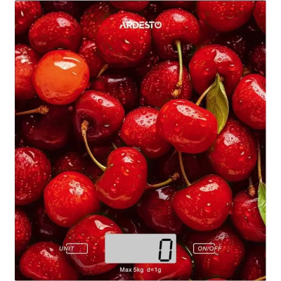 Весы Ardesto кухонные CHERRY SCK-893CHERRY Весы Ardesto кухонные CHERRY SCK-893CHERRY