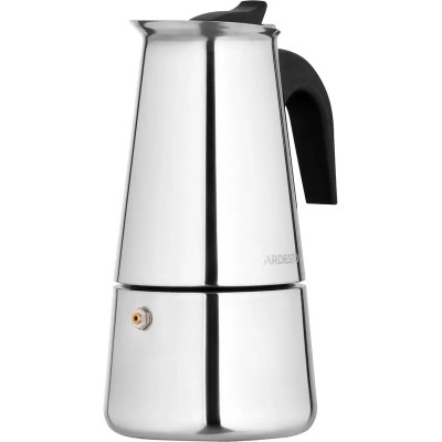 Гейзерная кофеварка Ardesto Gemini Apulia, 0.2л, 4 чашки, нержавеющая сталь