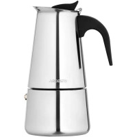 Гейзерная кофеварка Ardesto Gemini Apulia, 0.2л, 4 чашки, нержавеющая сталь