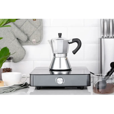 Гейзерная кофеварка Ardesto Gemini Piemonte, 0.3л, 6 чашек, алюминий