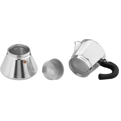 Гейзерная кофеварка Ardesto Gemini Piemonte, 0.3л, 6 чашек, алюминий