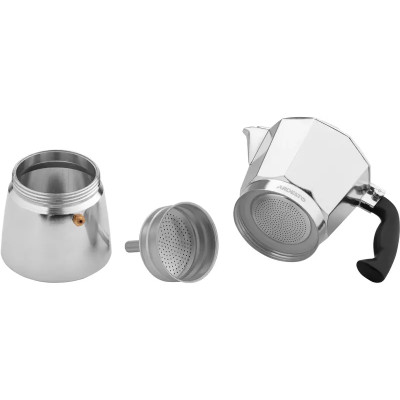 Гейзерная кофеварка Ardesto Gemini Cremona, 0.4л, 9 чашек, алюминий Гейзерная кофеварка Ardesto Gemini Cremona, 0.4л, 9 чашек, алюминий