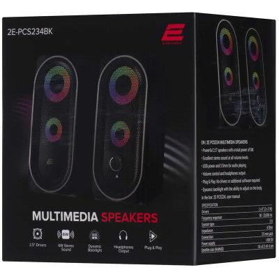 Акция Акустика 2E GAMING PCS234 (Black)