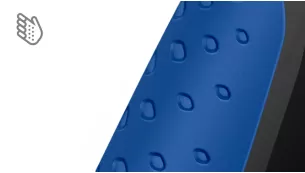 Легко тримати та контролювати, навіть за вологого використання